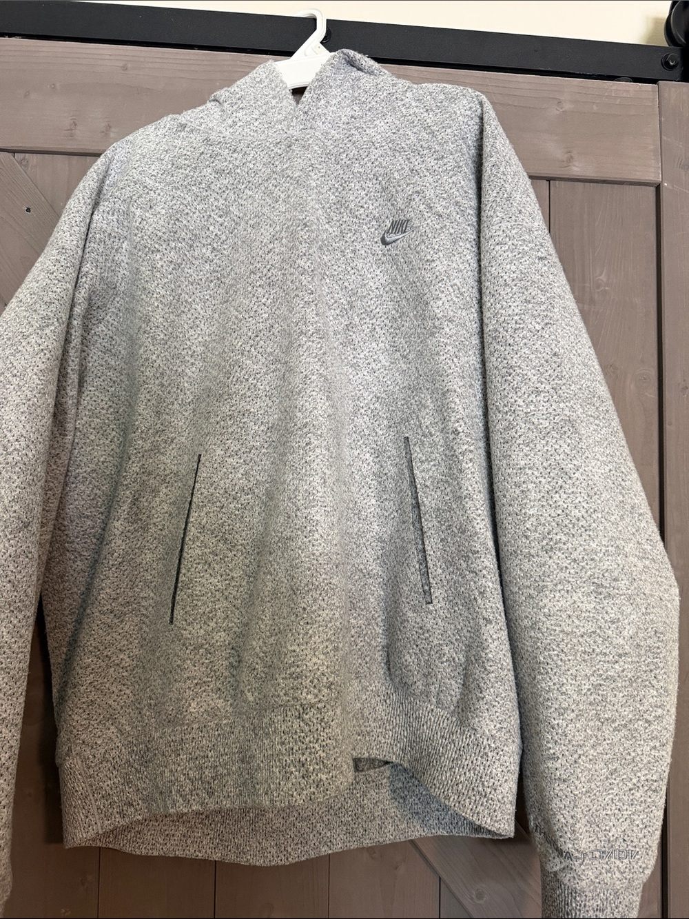 Nike Tech Pack Gray Men's Hooded Performance Pullover